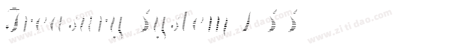 Treasury System DSS字体转换